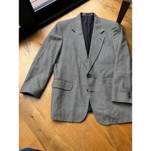 Oscar de la Renta Men’s Houndstooth Blazer – Tailored Wool Jacket